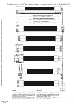 Mogelijke lengten voor ELAFLEX-slangassemblages, pagina&nbsp;299