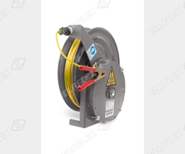 Bonding reel grey, high visibility bonding cable with clamp