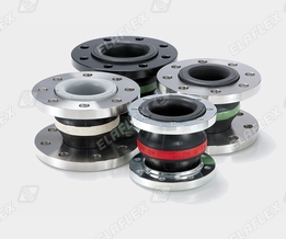 ERV Rubber Expansion Joints with different flange types / flange materials