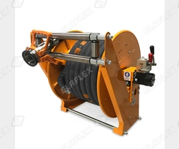 Hose Reel with hydraulic rewind system orange, LPG 32, DGC-M 50