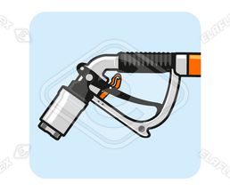 Icon / Clipart<br />LPG nozzle, DISH coupling