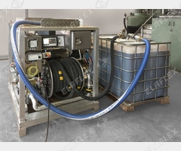 Lube Flow Modul for IBC loading/unloading