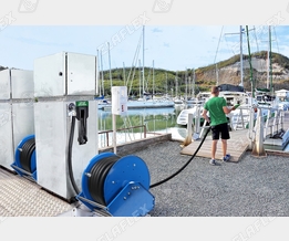 Boat refuelling, Hose Reel, ZVA Slimline 2 GR